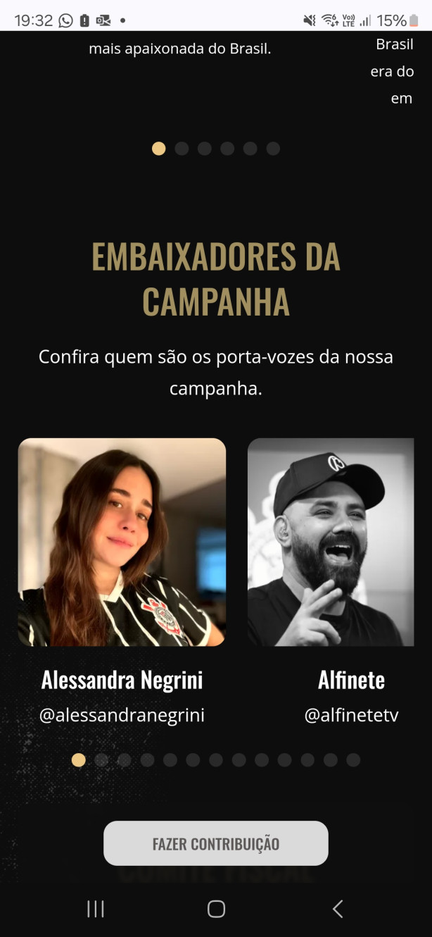 Em tempo... <br> </div> </figure> Alessandra Negrini, Alfinete, Bas�lio, Neto...