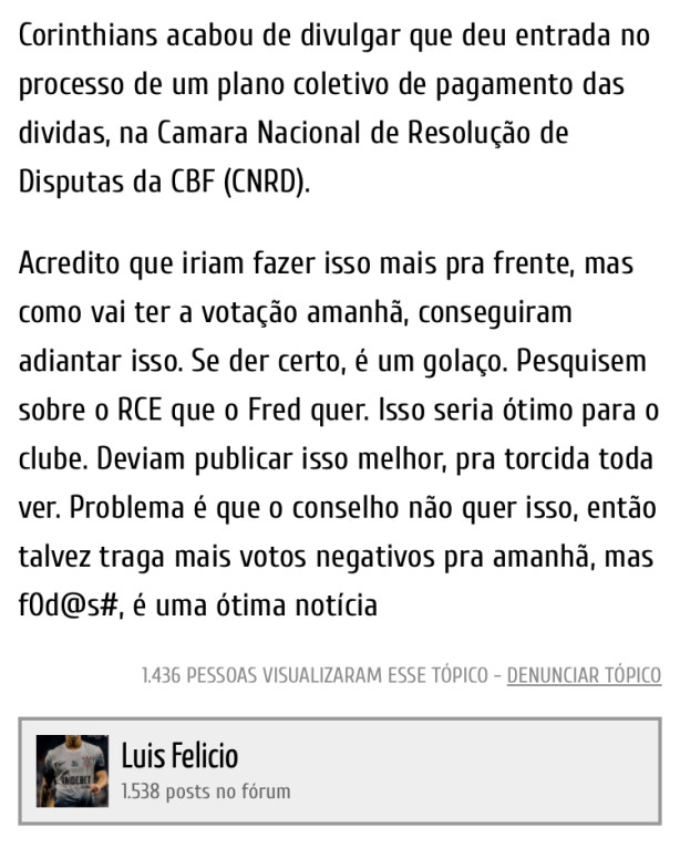 Respostando, muito importante isso