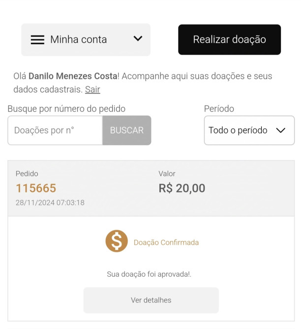 Finalmente consegui doar - n�o desistam!