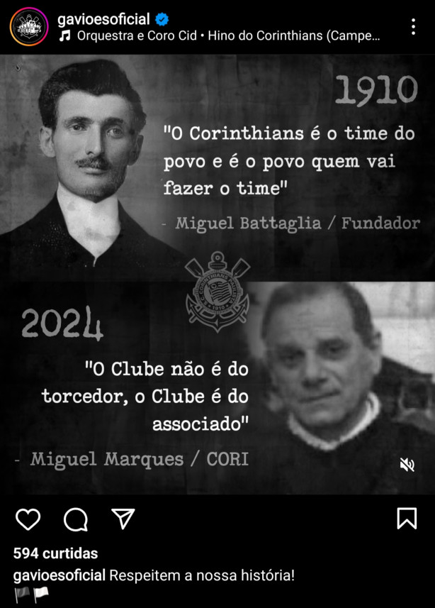 gavi�es sobre a fala do Miguel Marques