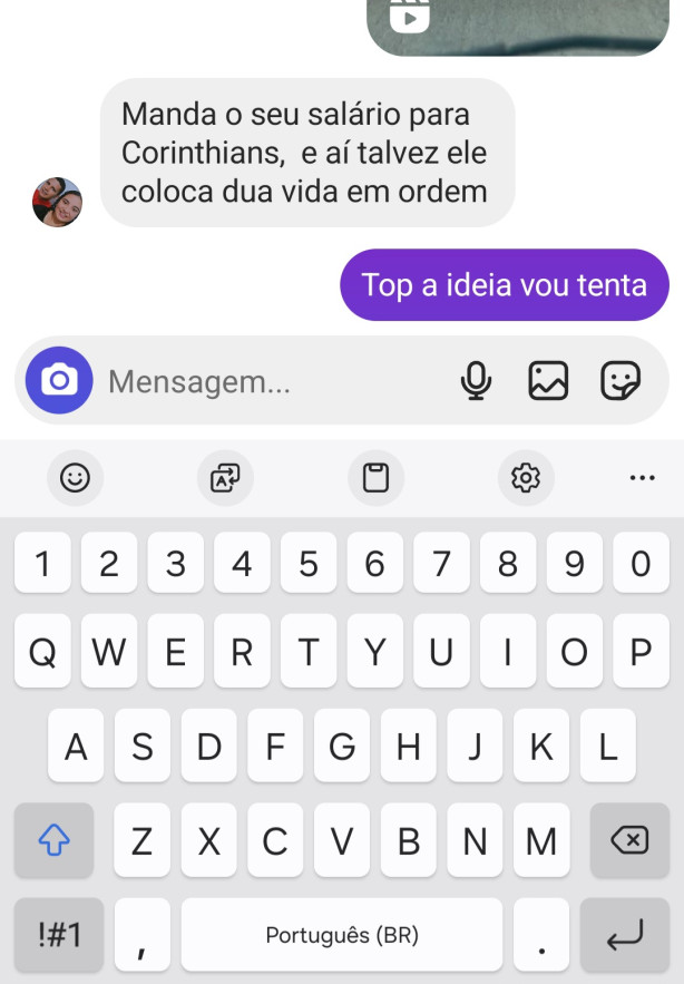 Quem mais t� mulher braba pq fez pix para est�dio..