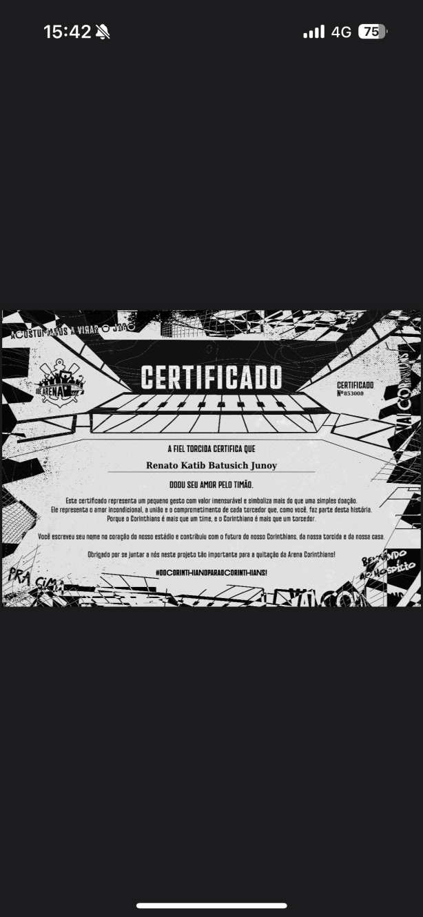 Consegui! Ningu�m para a fiel!
