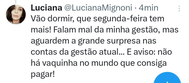 Du�lio na conta fake