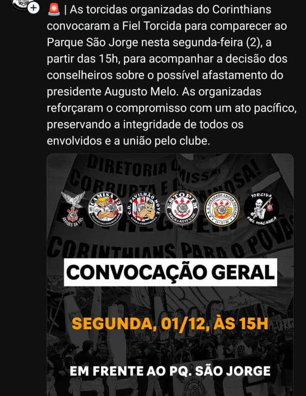 Convoca��o