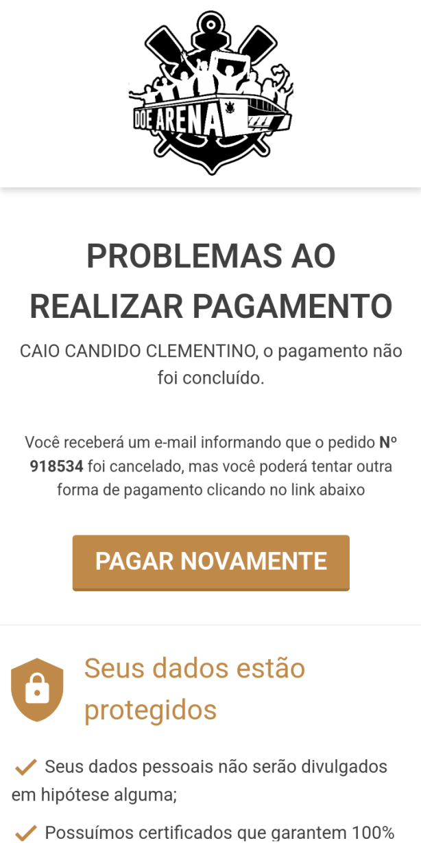 Dificuldade para doa��o.