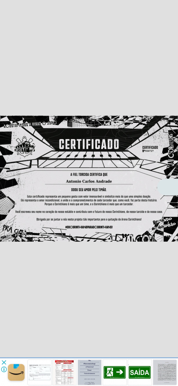 Meu certificado