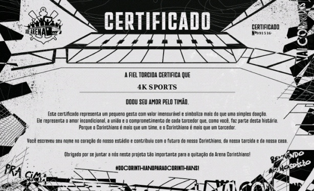 Ideia para Corinthianos empreendedores