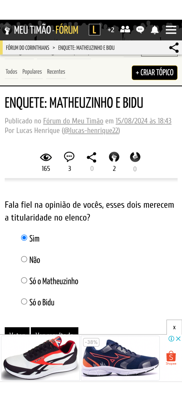 Matheuzinho e Bidu