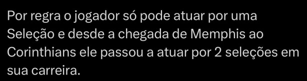 Memphis e Corinthians correm risco de punio da FIFA!