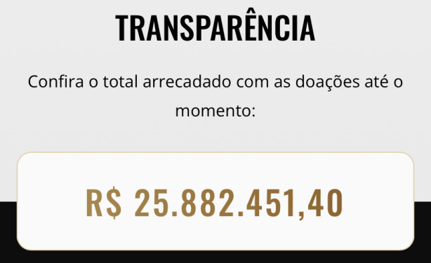 Vaquinha estacionou