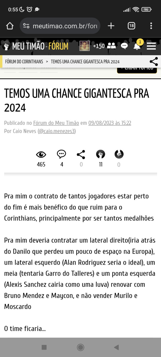 Falei do Garro ainda em Agosto do ano passado