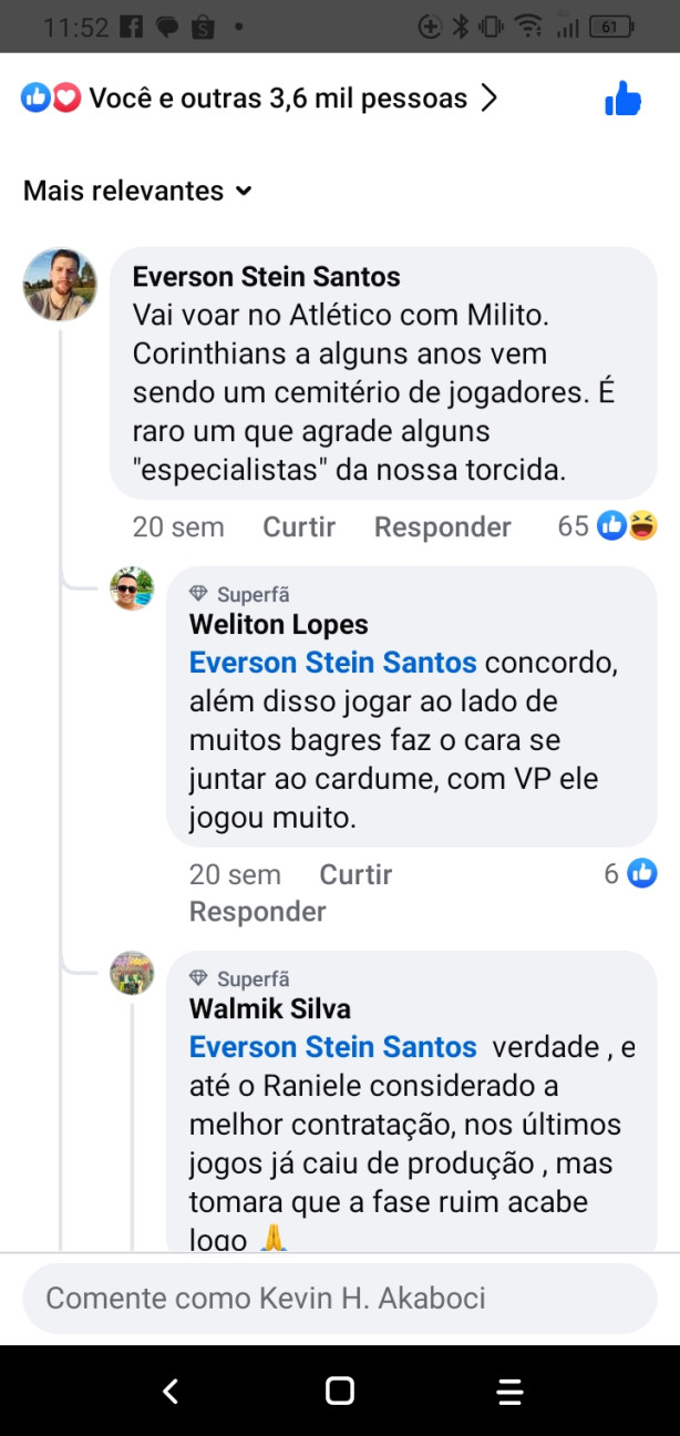 Quando voc�s se sentirem lesados...