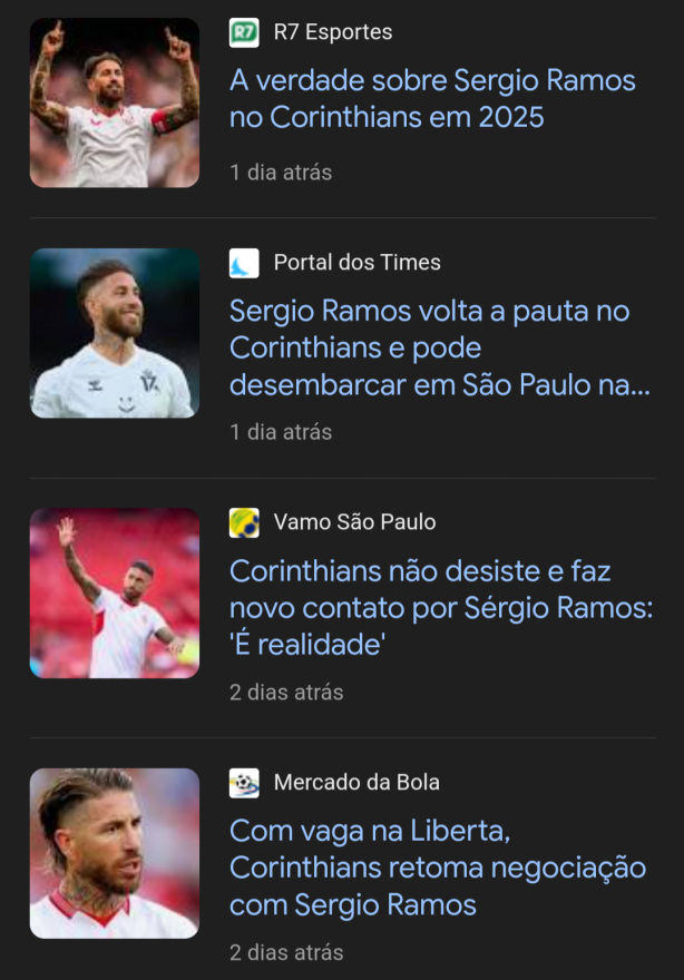 Vamos falar a verdade sobre Sergio Ramos no Corinthians?