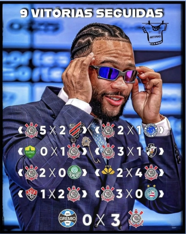 25 gol em 9 jogos