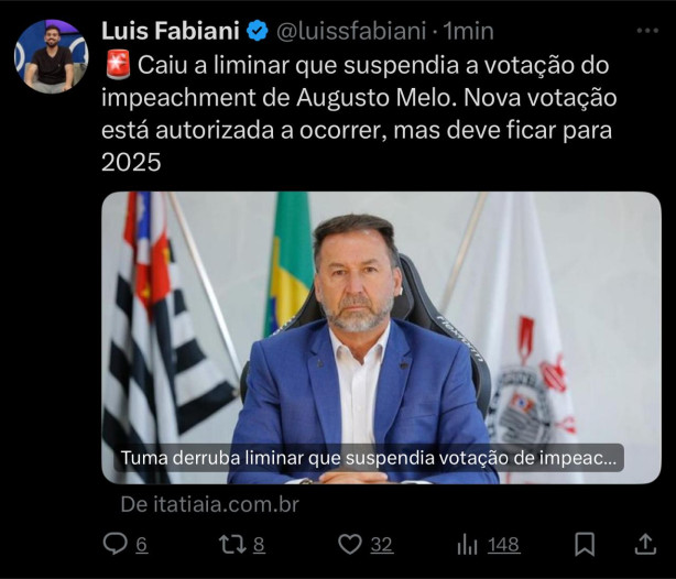 derrubaram a liminar