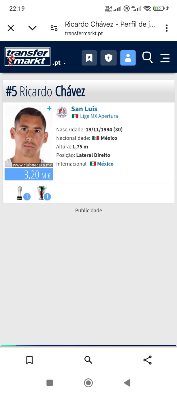 Lateral para pr�xima temporada!