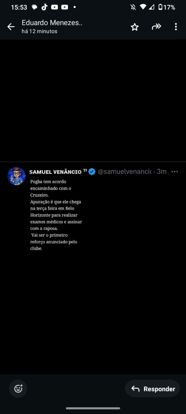 Pogba no cruzeiro