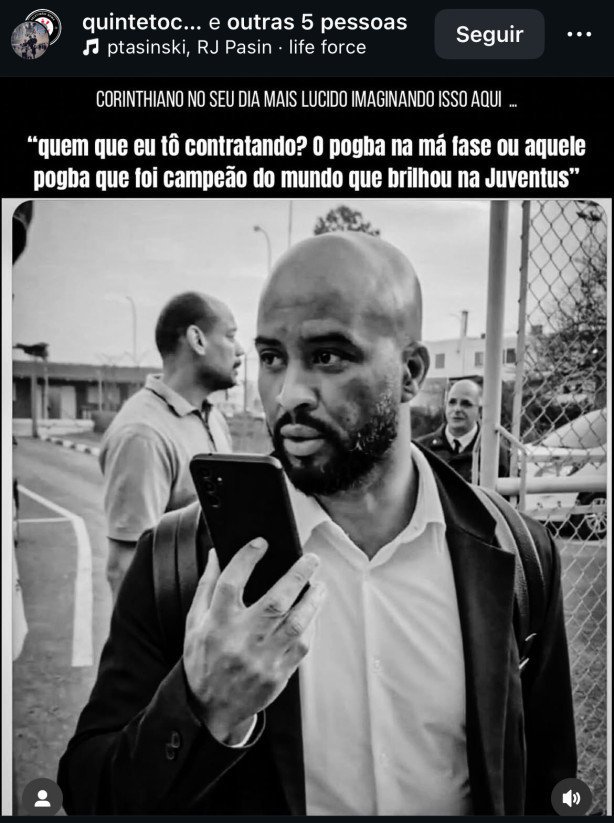 Fabinho falou agora para o Pogba