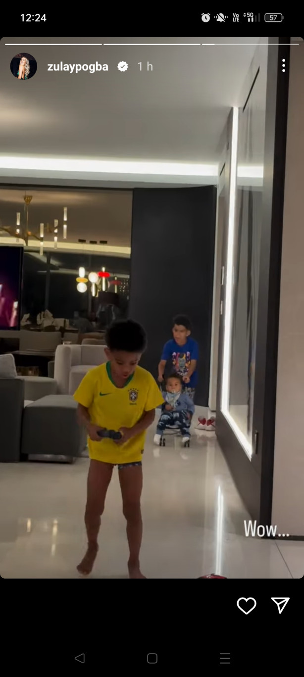 Esposa do Pogba querendo engajamento kkkk