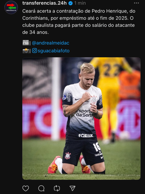 Pedro Henrique saiu