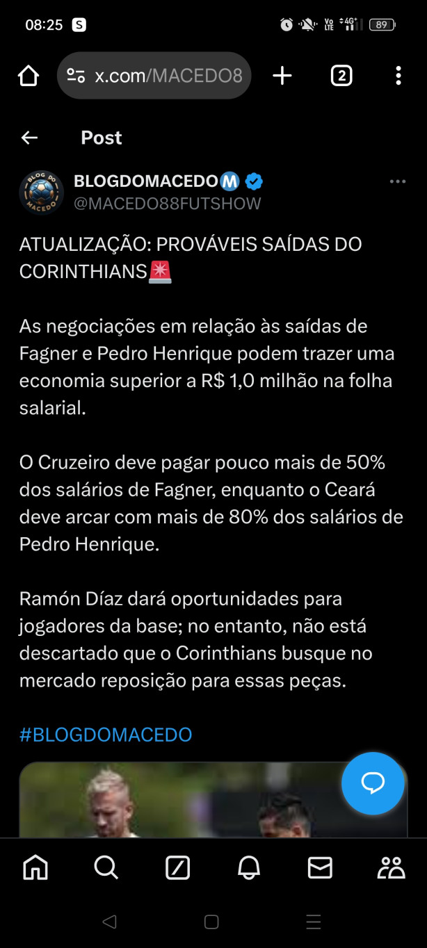 Torcedor que t� reclamando de Fagner e PH