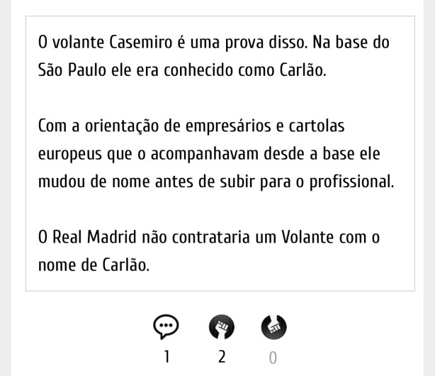 A prova que o nome influncia sim a carreira do jogador