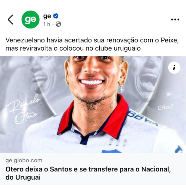 OFF - Santos vai cair de novo