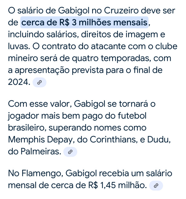 Cruzeiro t� com�dia demais