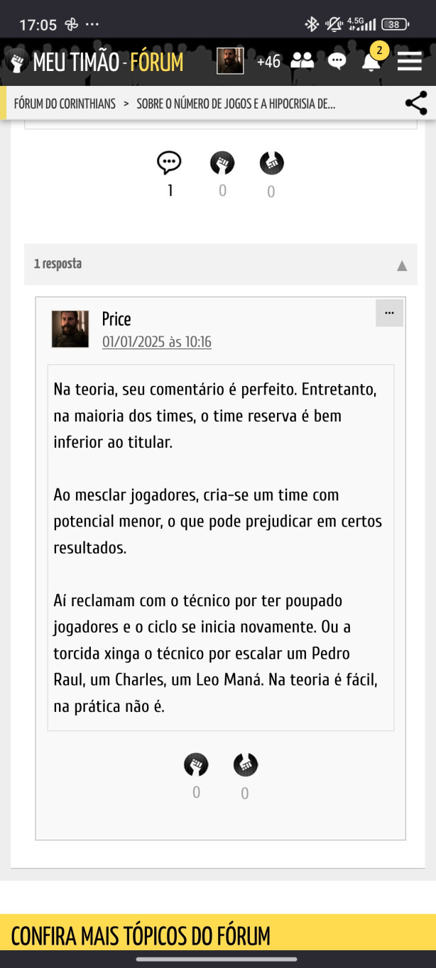 O post