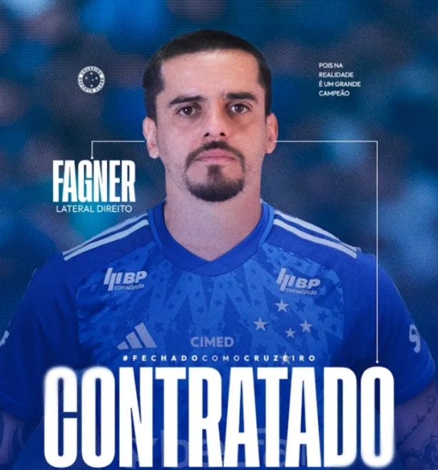 Fagner contratado pelo Cruzeiro -OFICIAL