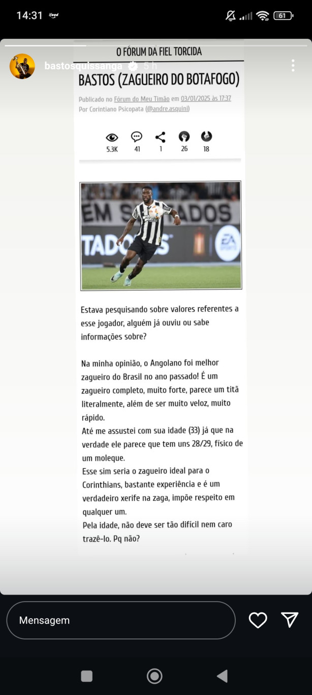 T�pico criado por mim repostado pelo Bastos!