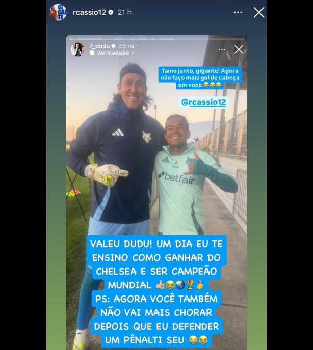 C�ssio humilha Dudu no Cruzeiro!