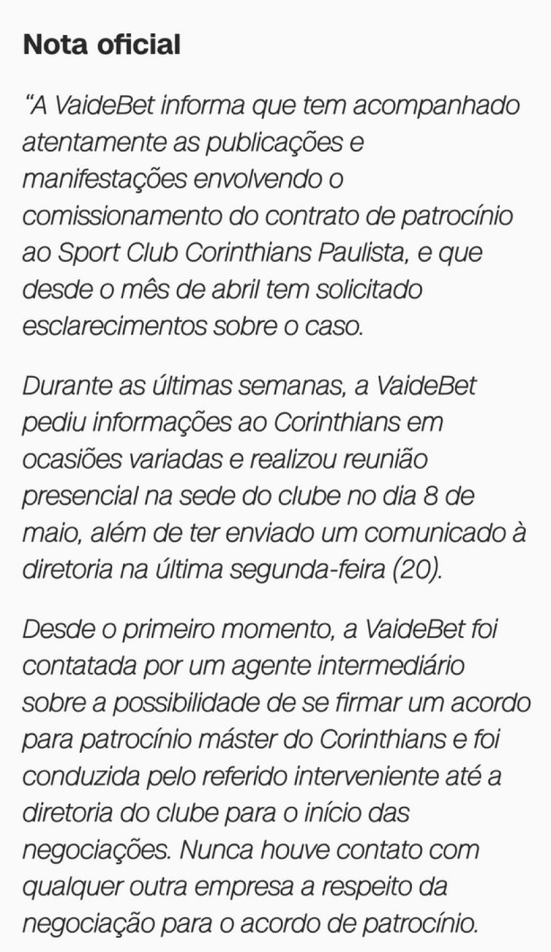 A prova do intermedi�rio