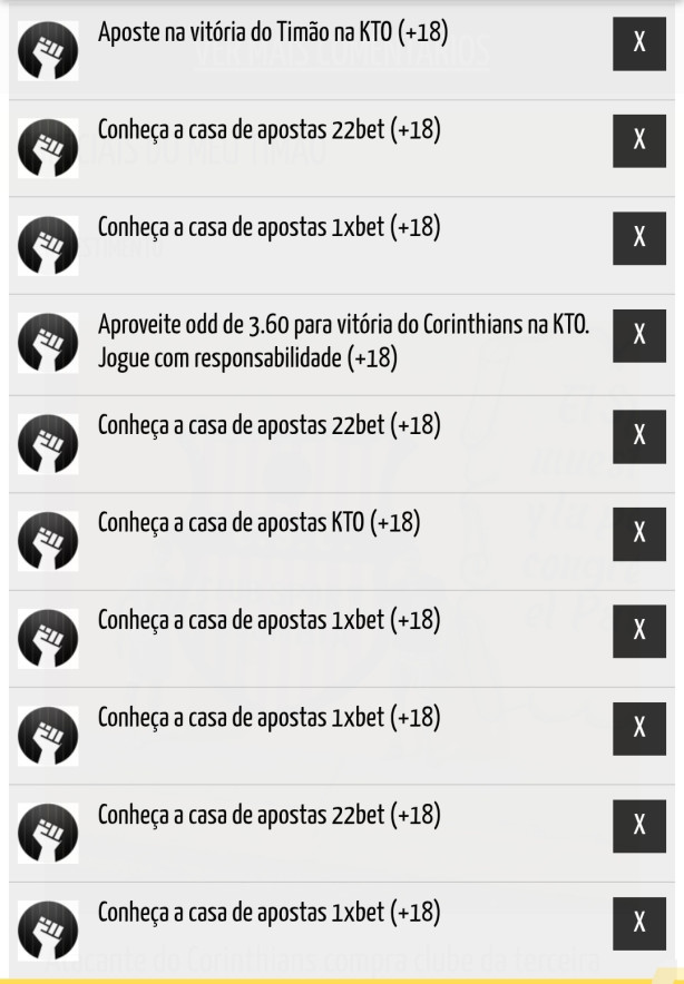 off - Notifica��es de BET