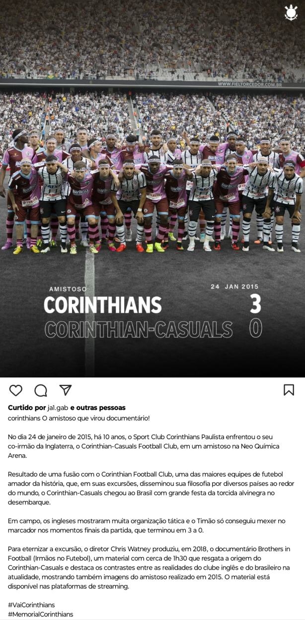 Irm�o do Corinthians