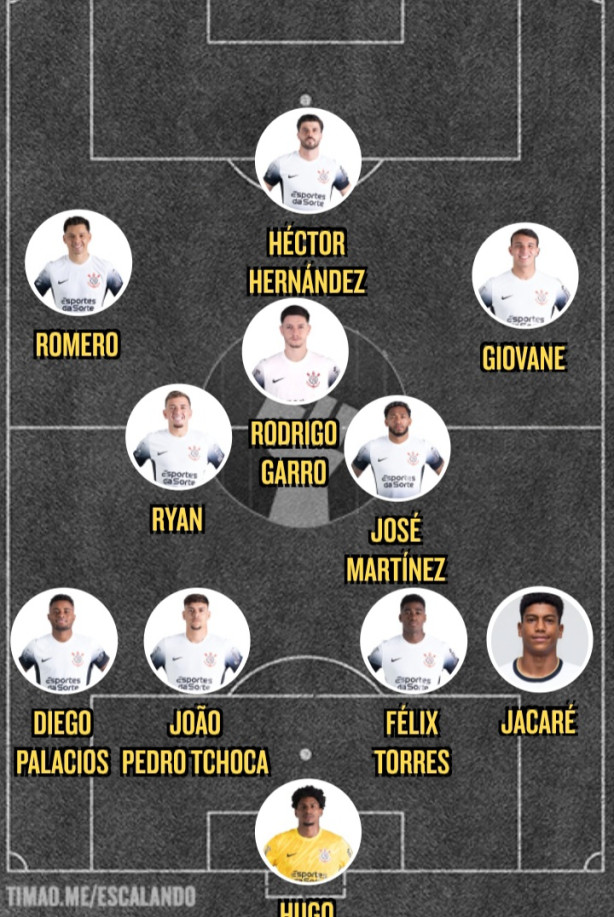 Time contra o s&atilde;o Bernardo. Romero de titular