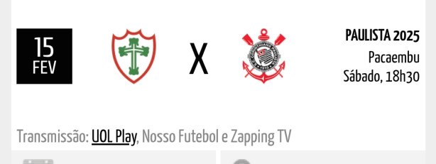Transmiss�o do jogo para amanh�