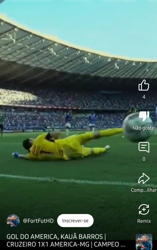 Foi muito no canto fiel kkkk