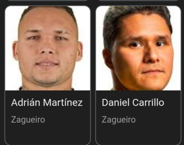 E os zagueiros do Universidad Central...