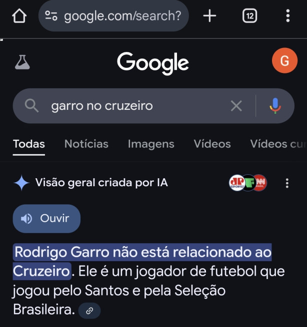 Garro no Cruzeiro? IA responde.