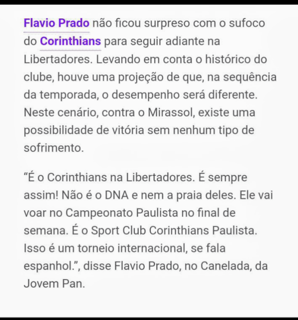 N�o queria mais falar desse gag�