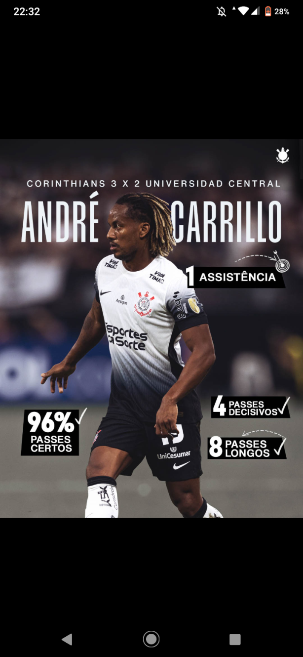 Oq joga o Andr� Carrillo