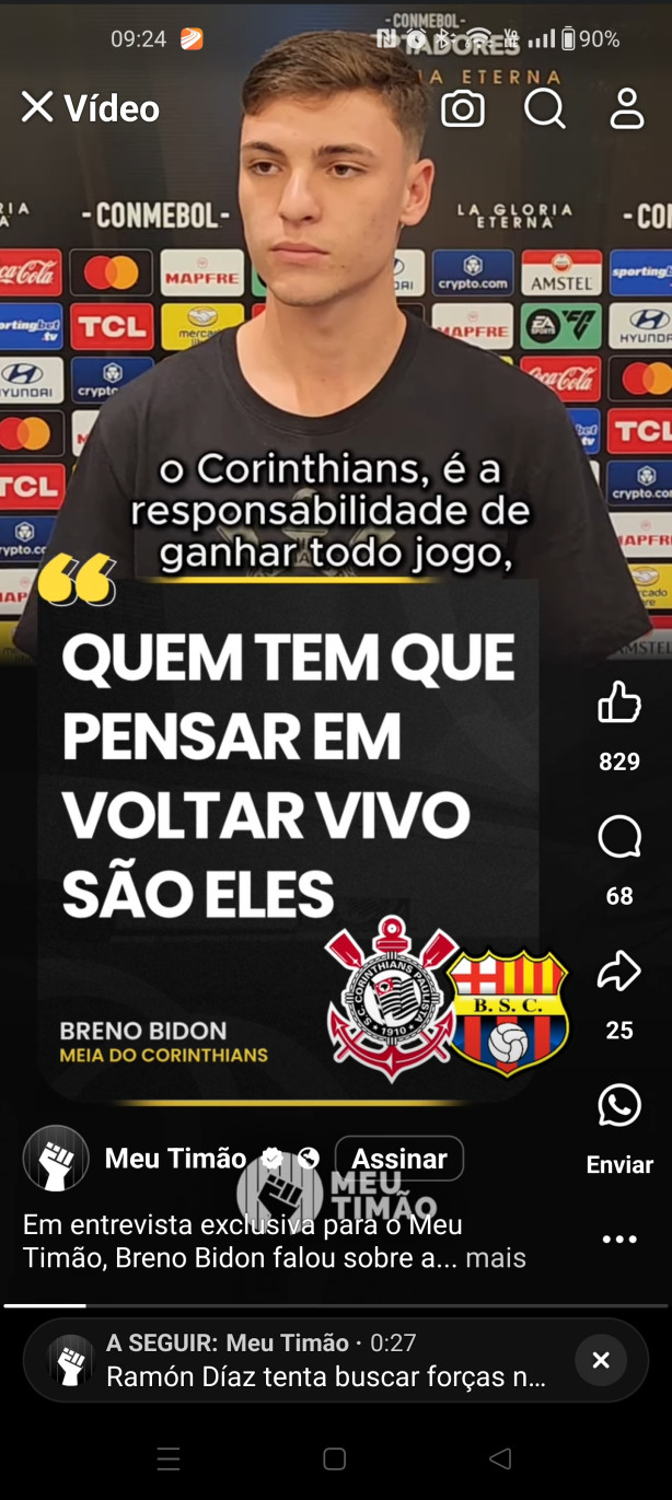 A sorbeba precede a queda