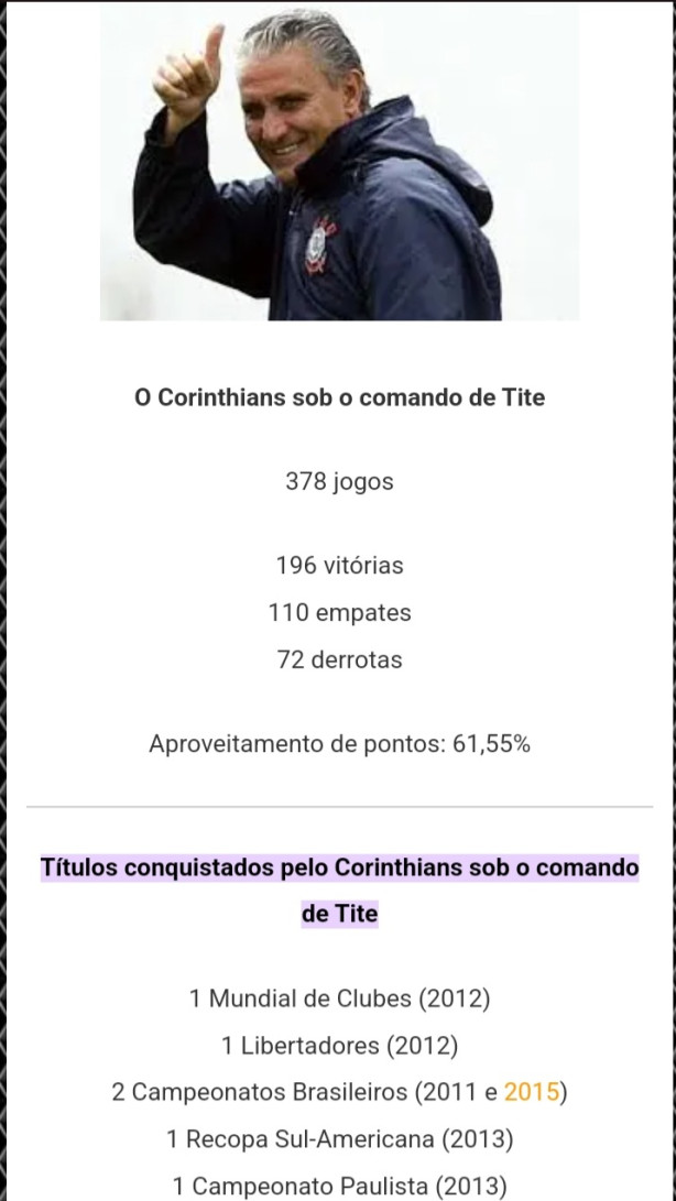 Esse � o t�cnico que a torcida rejeita pra enaltecer um perdedor