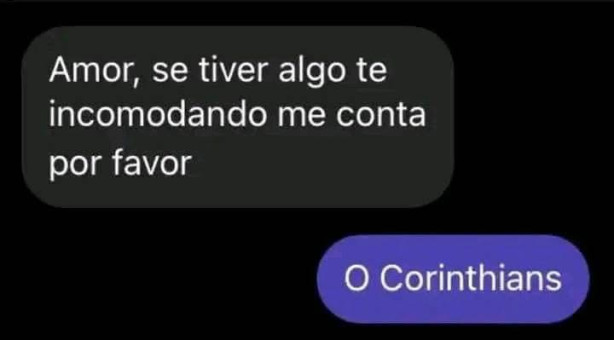 Minha mulher veio conversar comigo