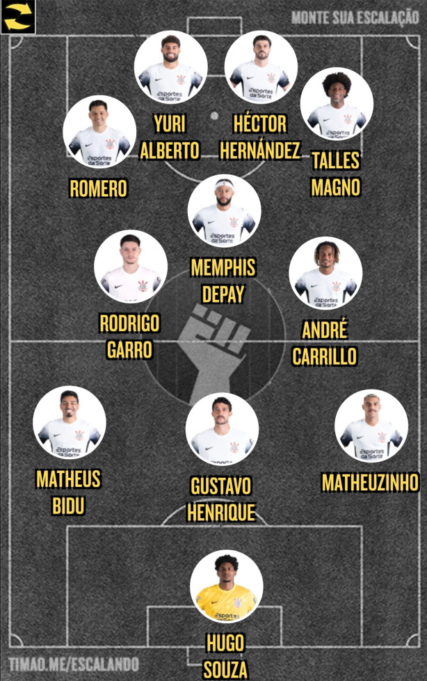 Time para quarta.