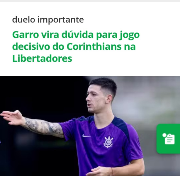 Sem o Garro, a esperan�a diminui.