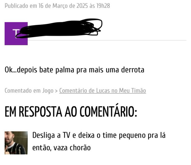 Esse tipo que se diz ser Corinthiano