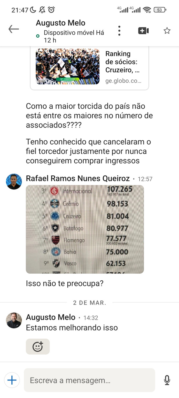 Temos que lutar com o cambismo