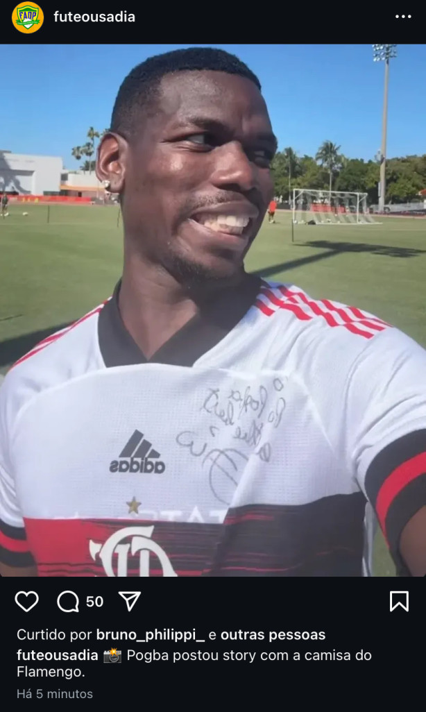 Continuem babando o ovo do Pogba l no Instagram